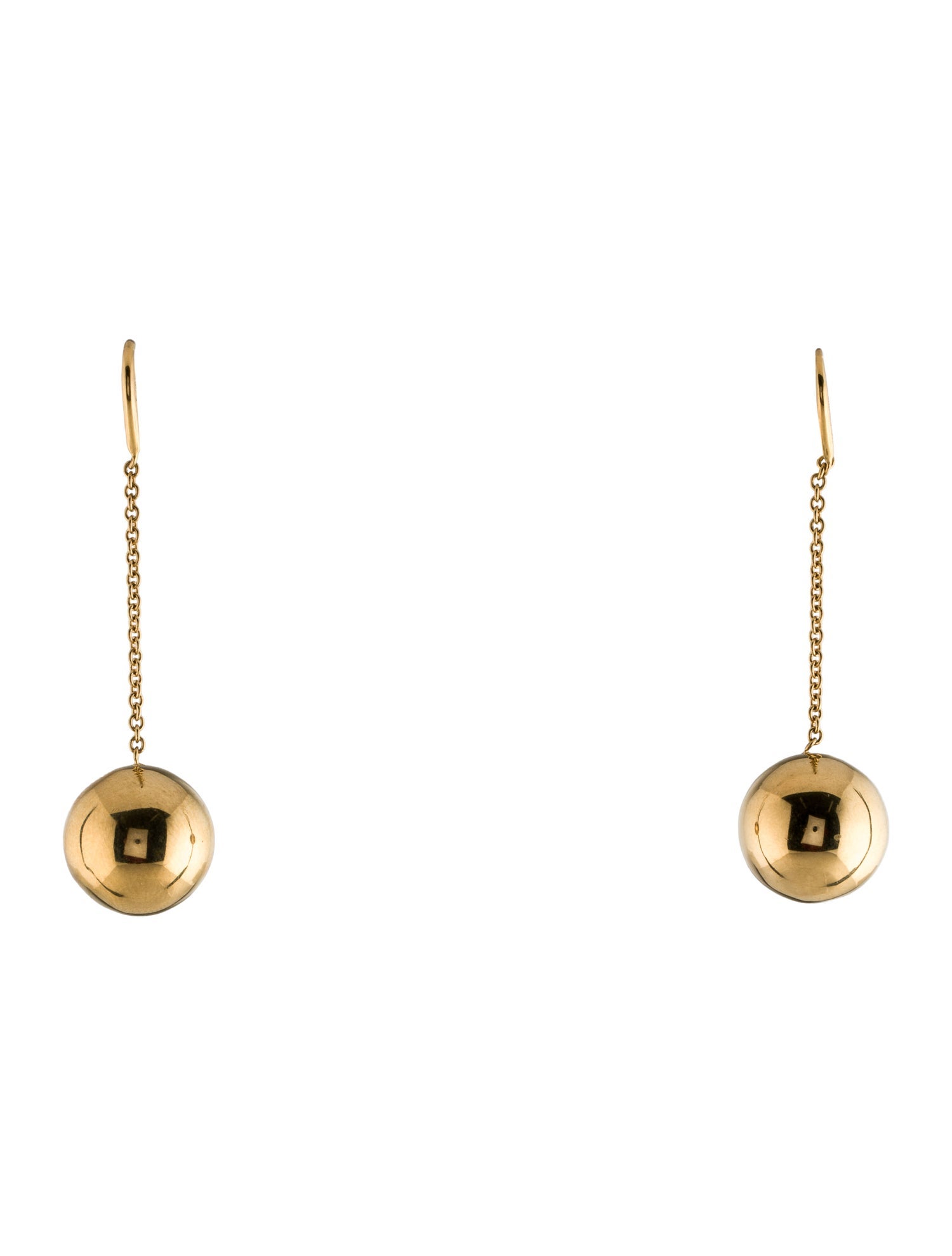Tiffany & Co. 18K Ball Hook Earrings
