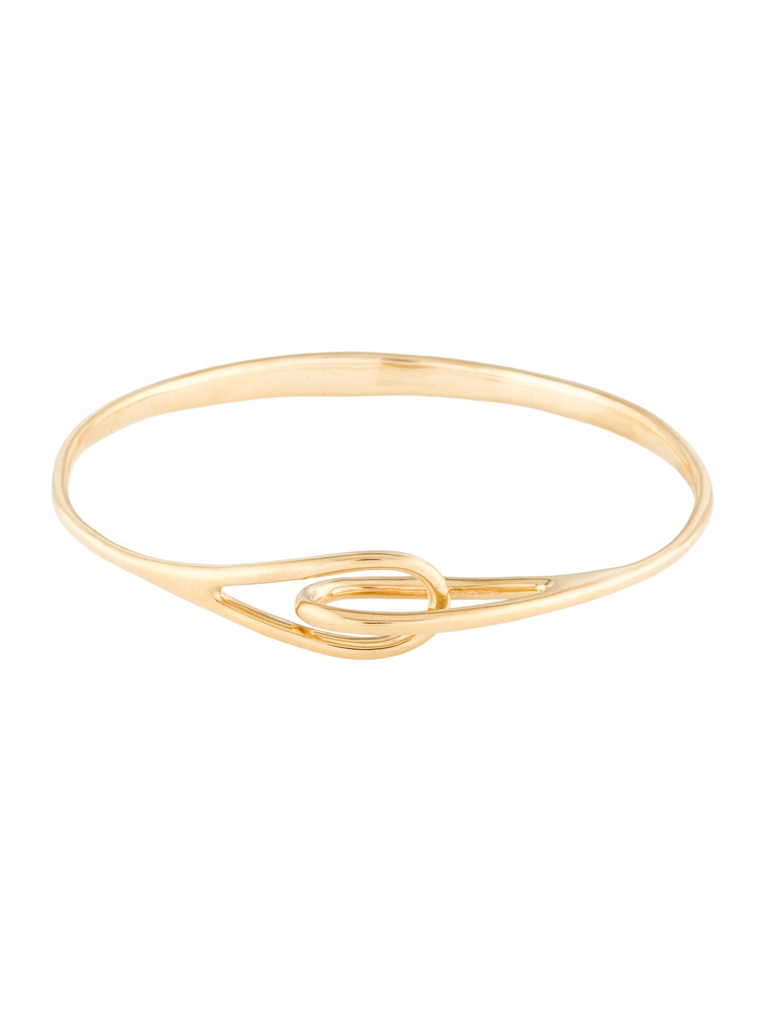 Tiffany & Co. Vintage 18K Interlaced Double Loop Bangle Bracelet