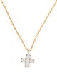 Tiffany & Co. Diamond Mini Cruciform Cross Pendant Necklace