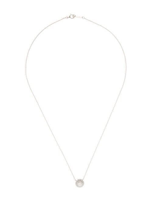 Tiffany & Co. Platinum Diamond Soleste Pendant Necklace