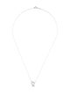 Tiffany & Co. Platinum Diamond Loving Heart Pendant Necklace