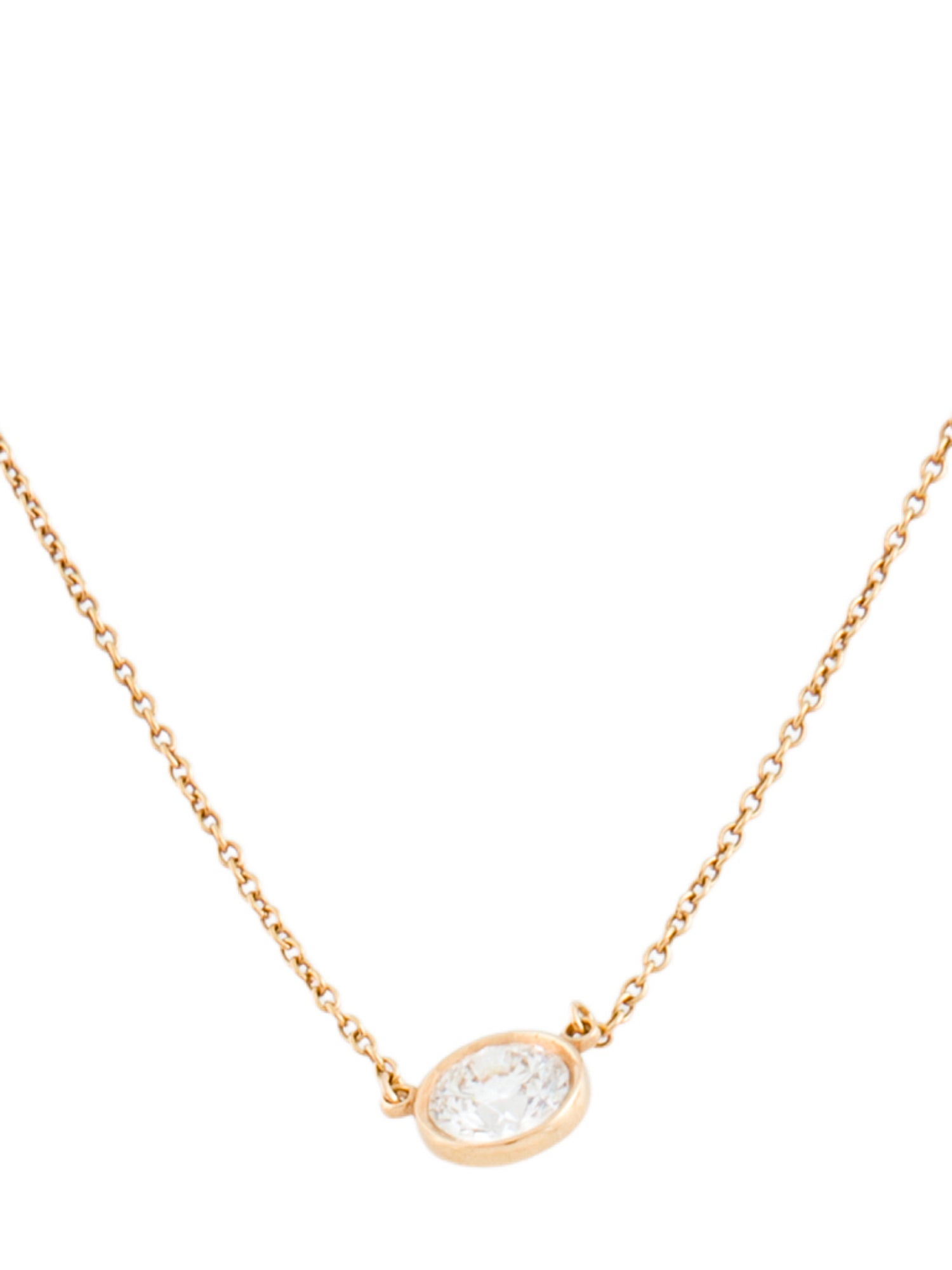 Tiffany & Co. 18K Diamonds by the Yard Pendant Necklace