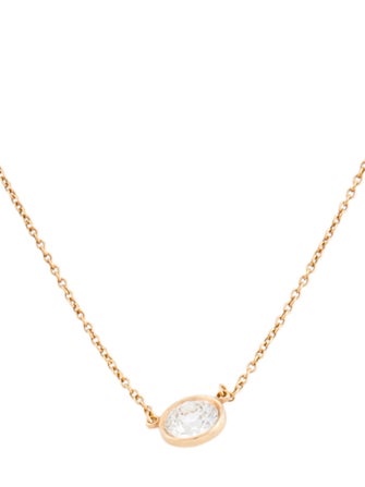 Tiffany & Co. 18K Diamonds by the Yard Pendant Necklace
