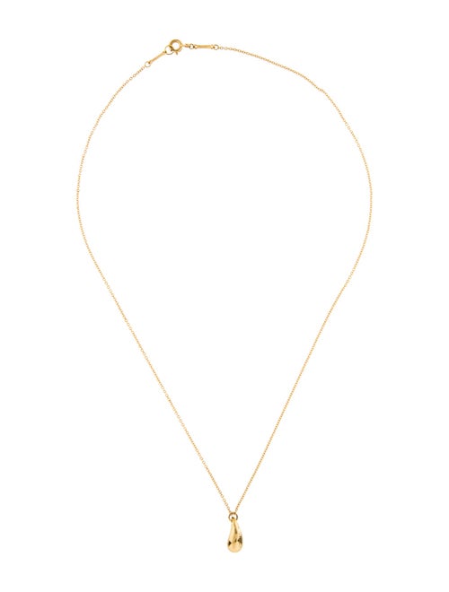Tiffany & Co. 18K Teardrop Pendant Necklace