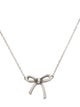 Tiffany & Co. Ribbon Bow Pendant Necklace