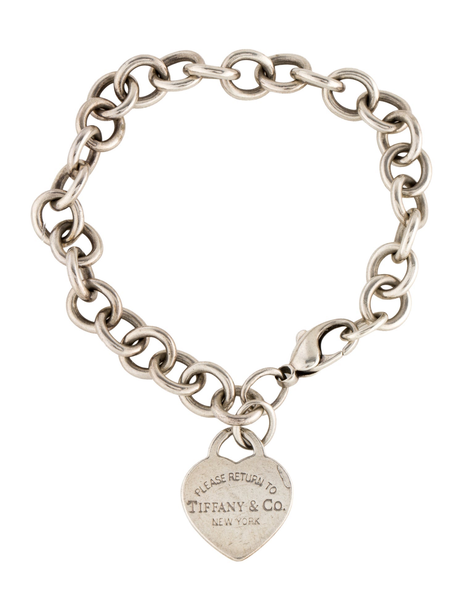 Tiffany & Co. Heart Tag Charm Bracelet