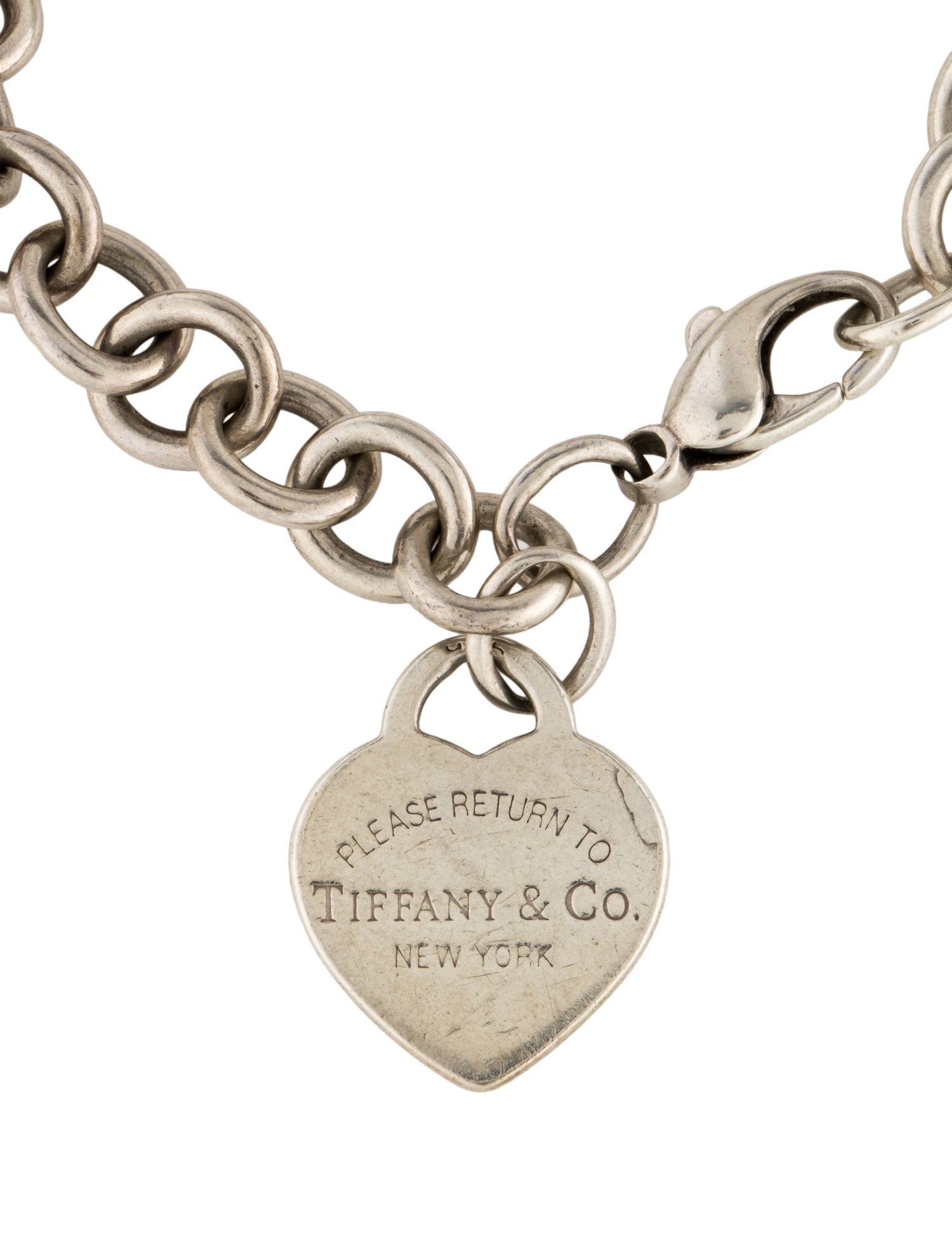 Tiffany & Co. Heart Tag Charm Bracelet