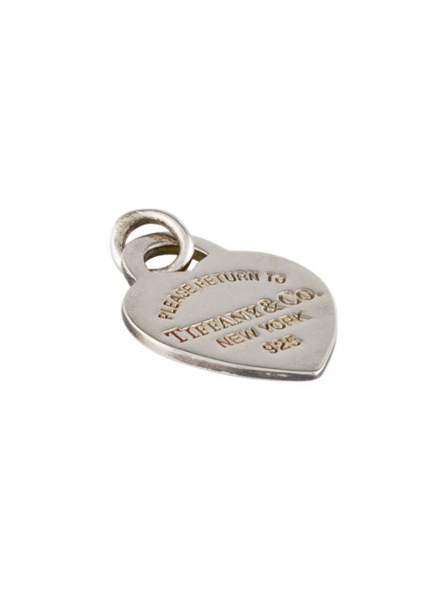 Tiffany & Co. Enamel Heart Tag Charm