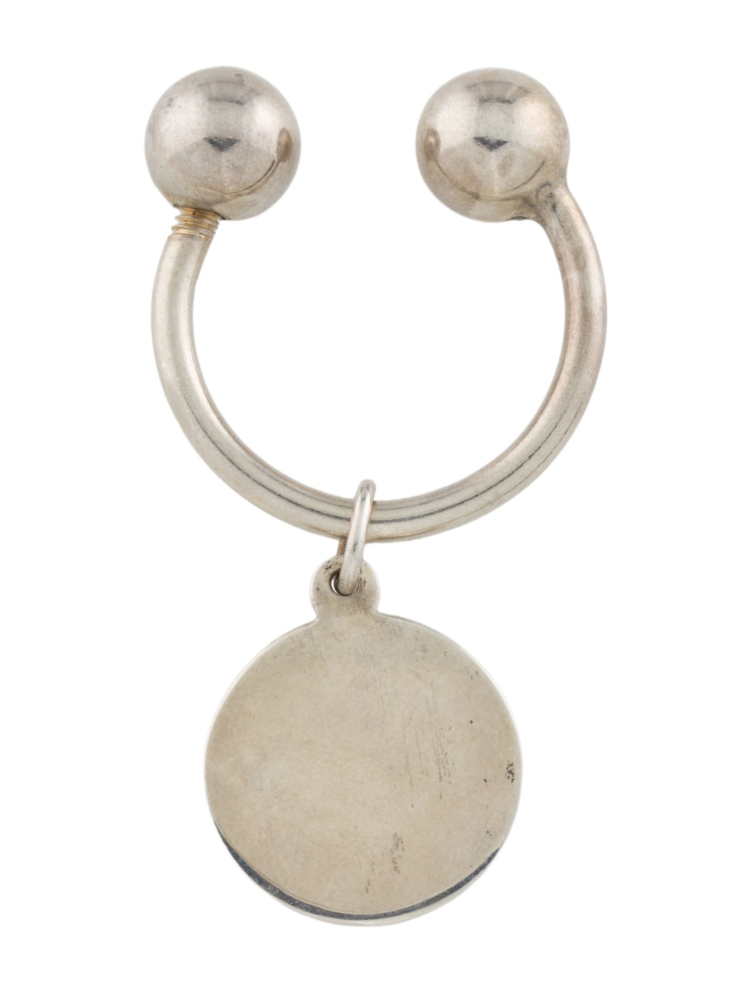 Tiffany & Co. silver keychain charm