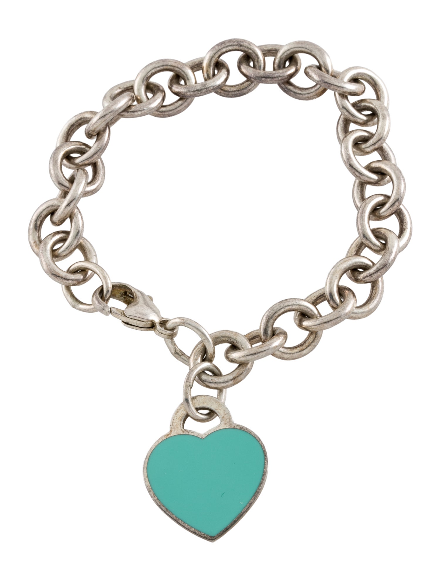 Tiffany & Co. Tiffany Blue® Enamel Heart Tag Bracelet