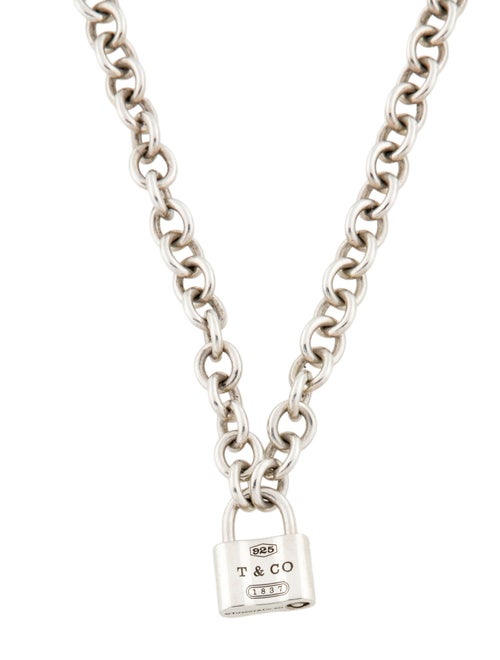 Tiffany & Co. 1837 Lock Pendant Necklace