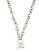 Tiffany & Co. 1837 Lock Pendant Necklace