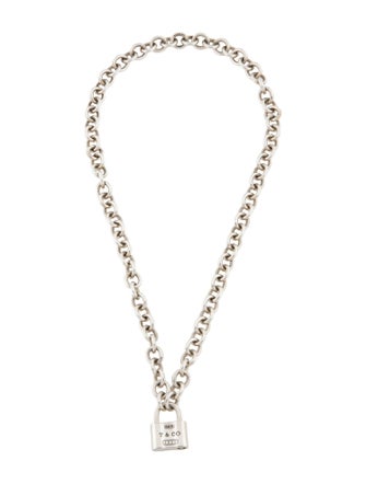 Tiffany & Co. 1837 Lock Pendant Necklace