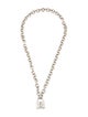 Tiffany & Co. 1837 Lock Pendant Necklace