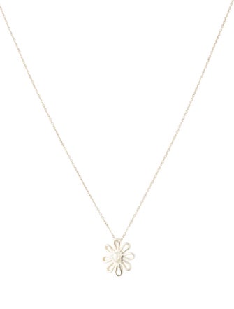 Tiffany & Co. Daisy Flower Pendant Necklace