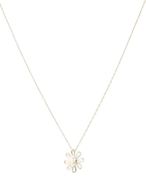 Tiffany & Co. Daisy Flower Pendant Necklace