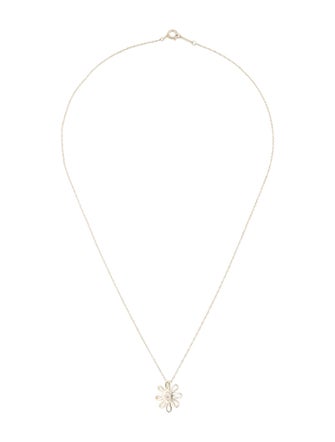 Tiffany & Co. Daisy Flower Pendant Necklace