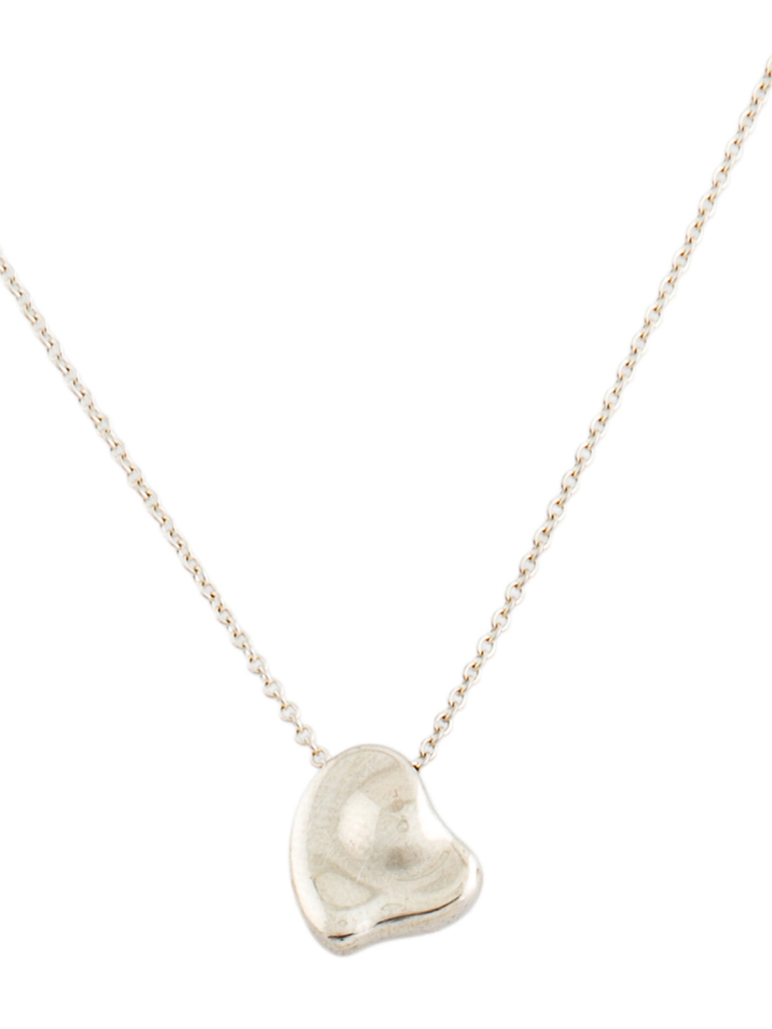 Tiffany & Co. Full Heart Pendant Necklace