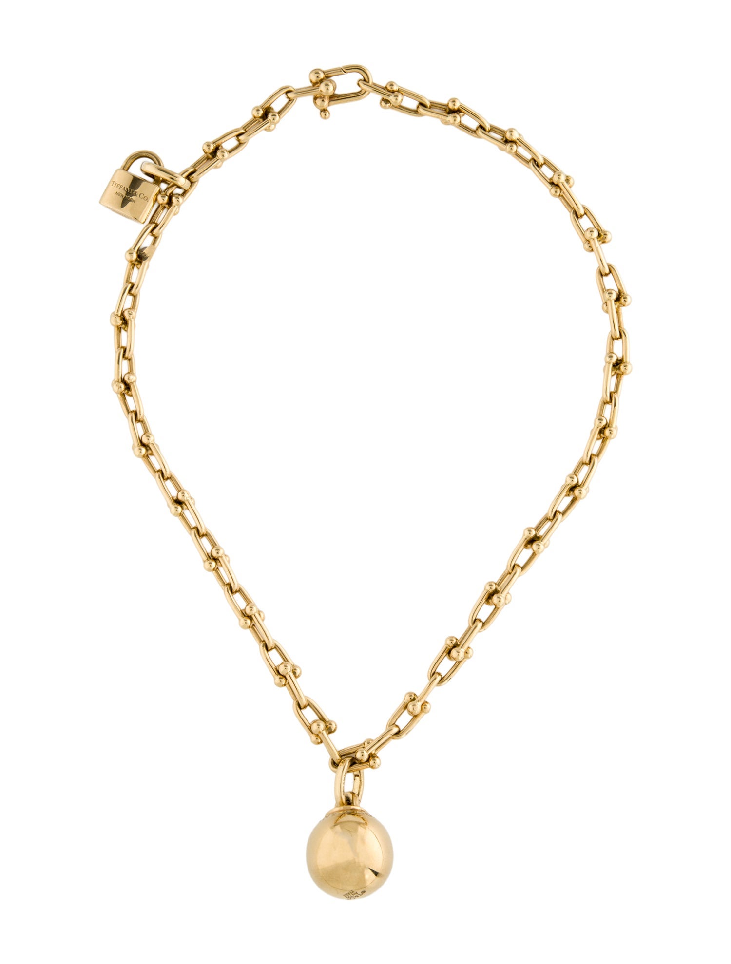 Tiffany & Co. 18K Small Single Wrap Necklace