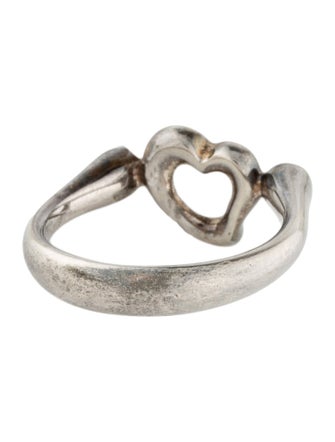 Tiffany & Co. Diamond Open Heart Cocktail Ring