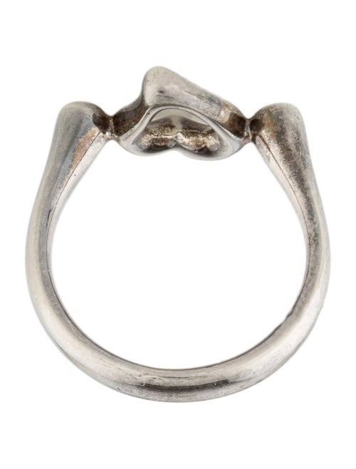 Tiffany & Co. Diamond Open Heart Cocktail Ring