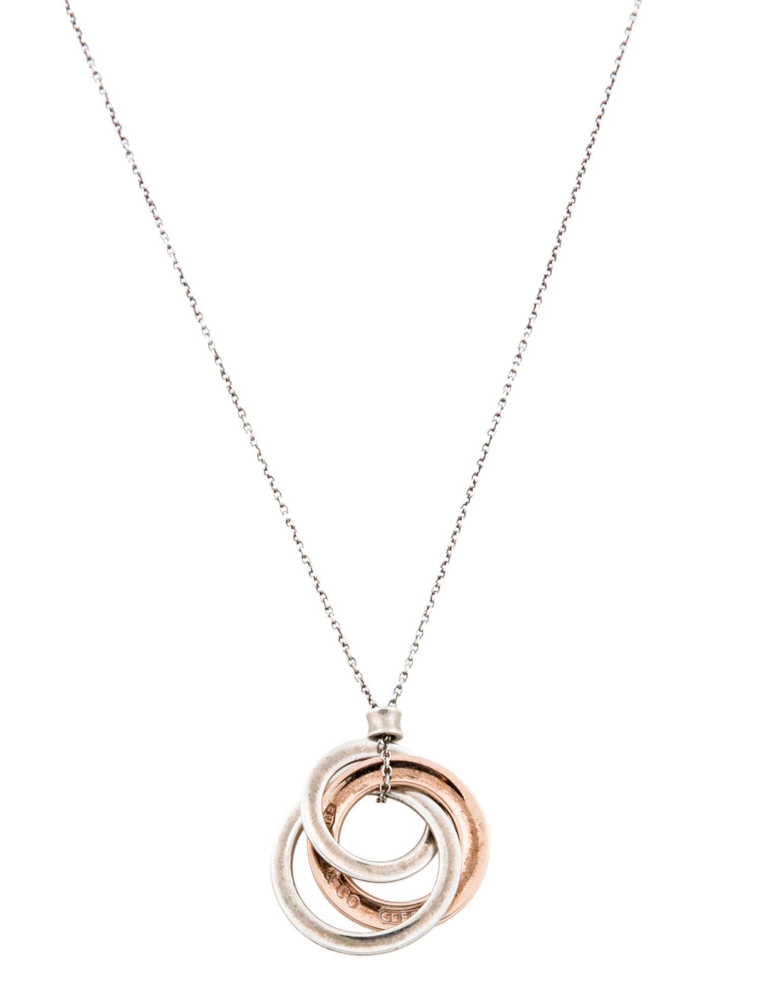 Tiffany & Co. 1837 Interlocking Circles Pendant Necklace