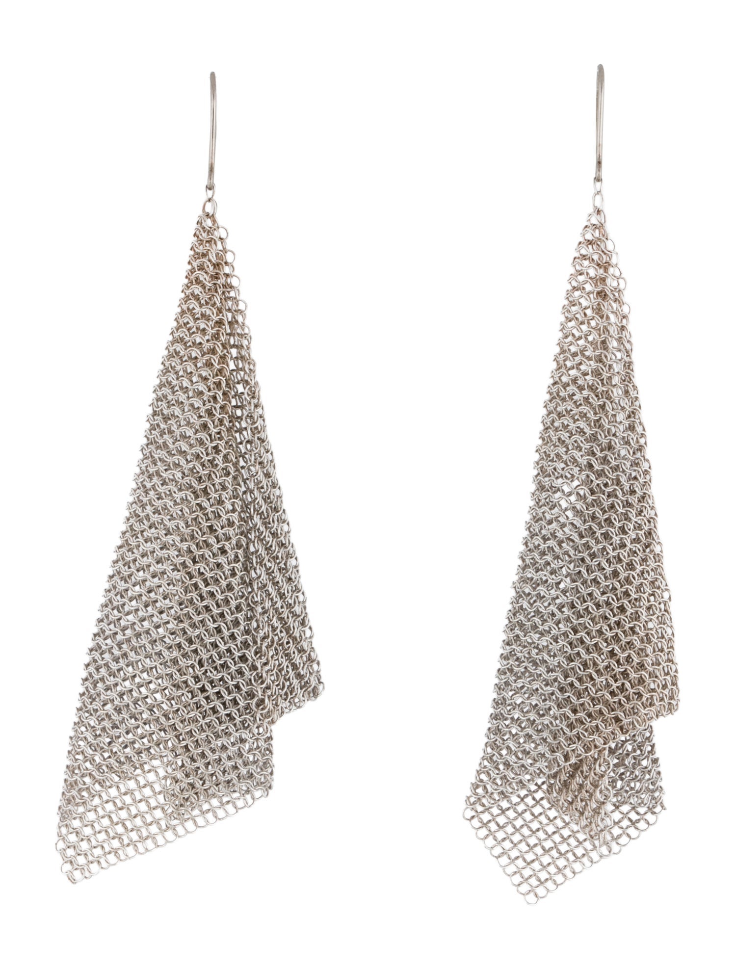 Tiffany & Co. Mesh Scarf Earrings
