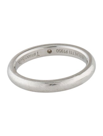 Tiffany & Co. Platinum Diamond Band Ring