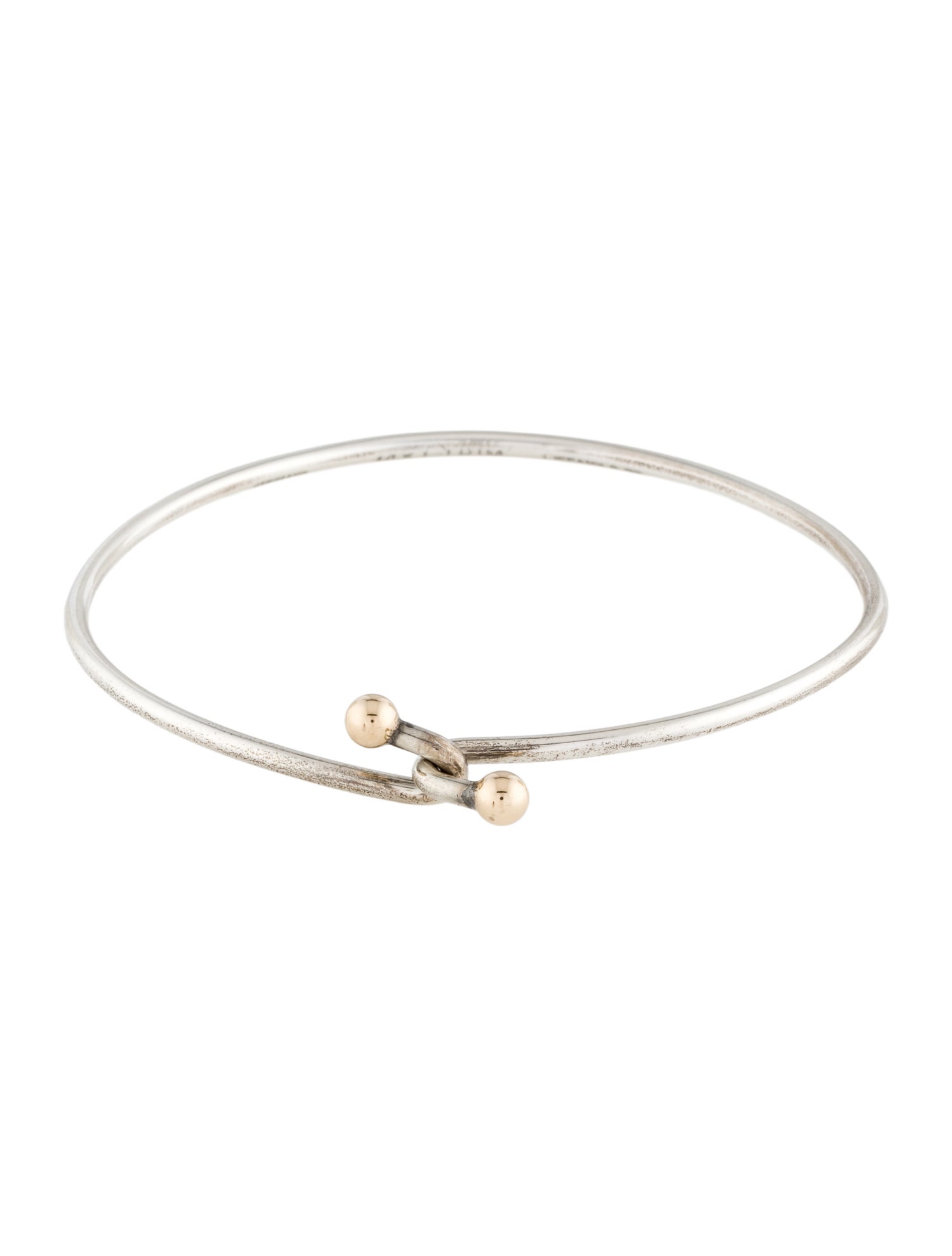 Tiffany & Co. Vintage Two-Tone Hook Bracelet