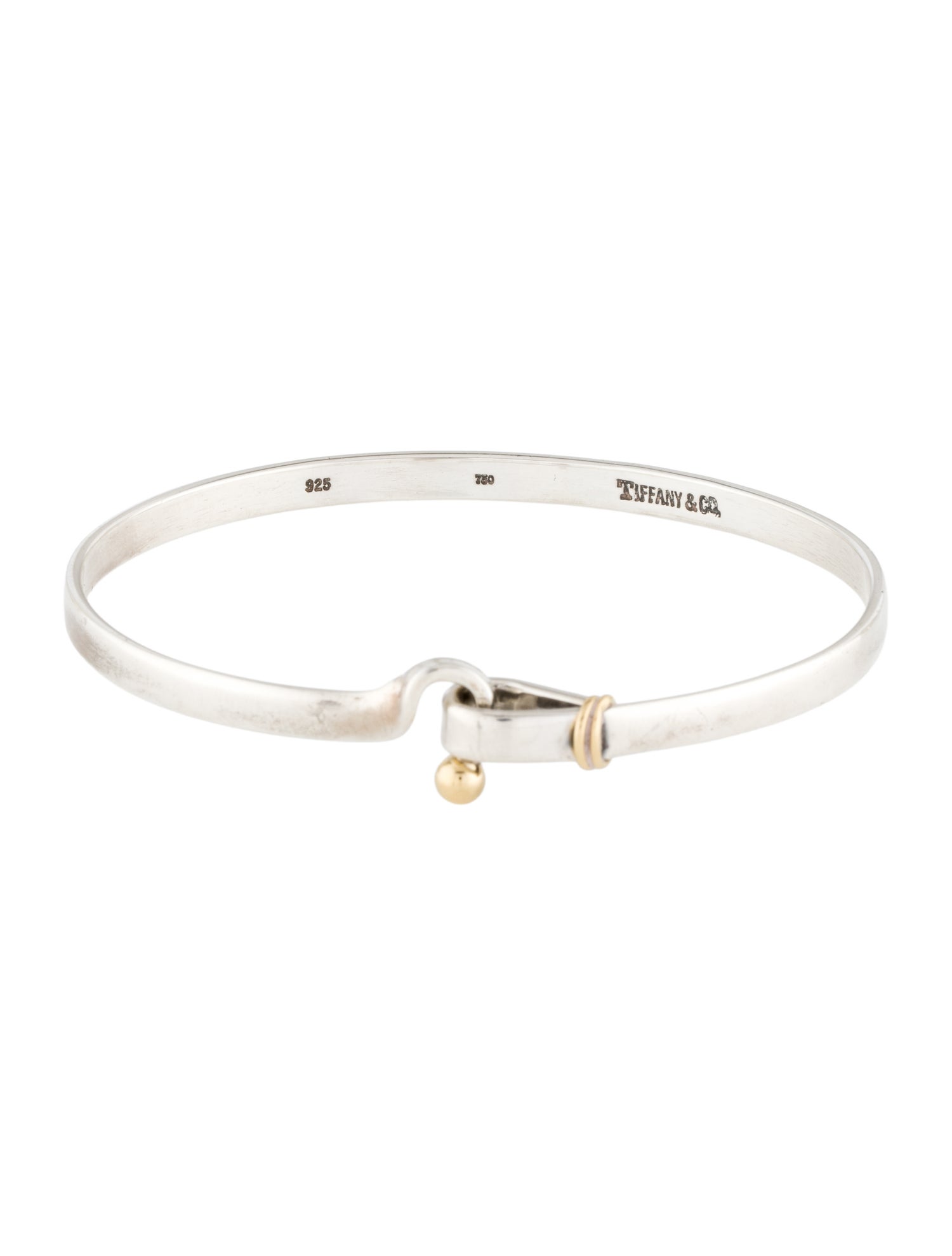 Tiffany & Co. Vintage Two-Tone Hook Bangle