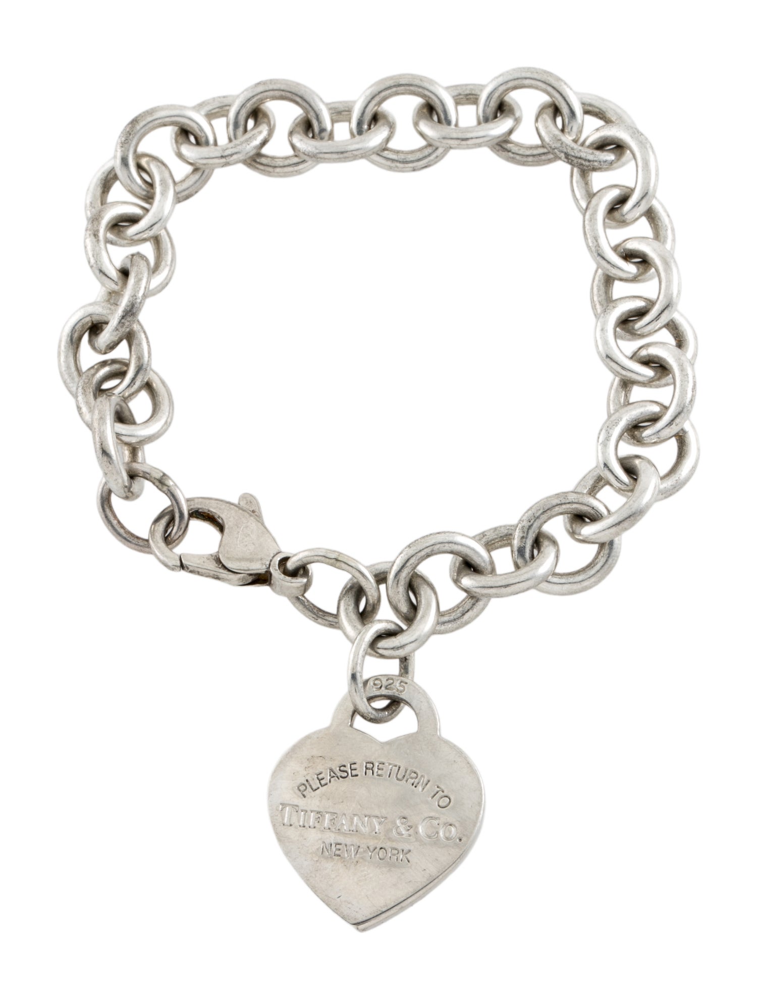 Tiffany & Co. Heart Tag Charm Bracelet