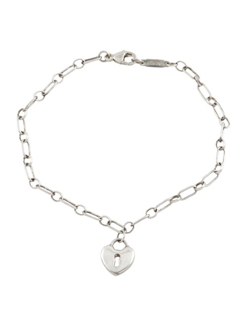 Tiffany & Co. Heart Lock Charm Bracelet