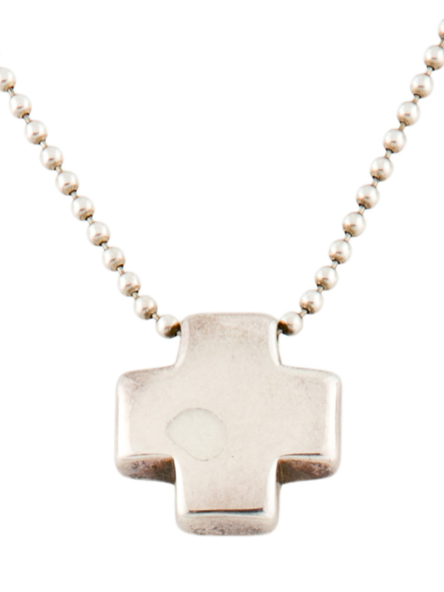 Tiffany & Co. Vintage Roman Cross Pendant Necklace