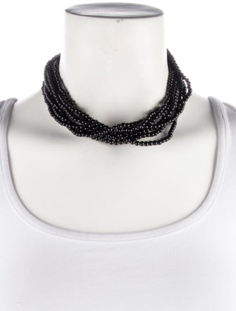 Tiffany & Co. Onyx Torsade Multistrand Necklace