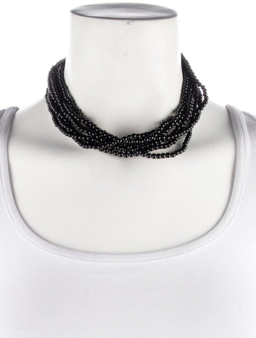 Tiffany & Co. Onyx Torsade Multistrand Necklace