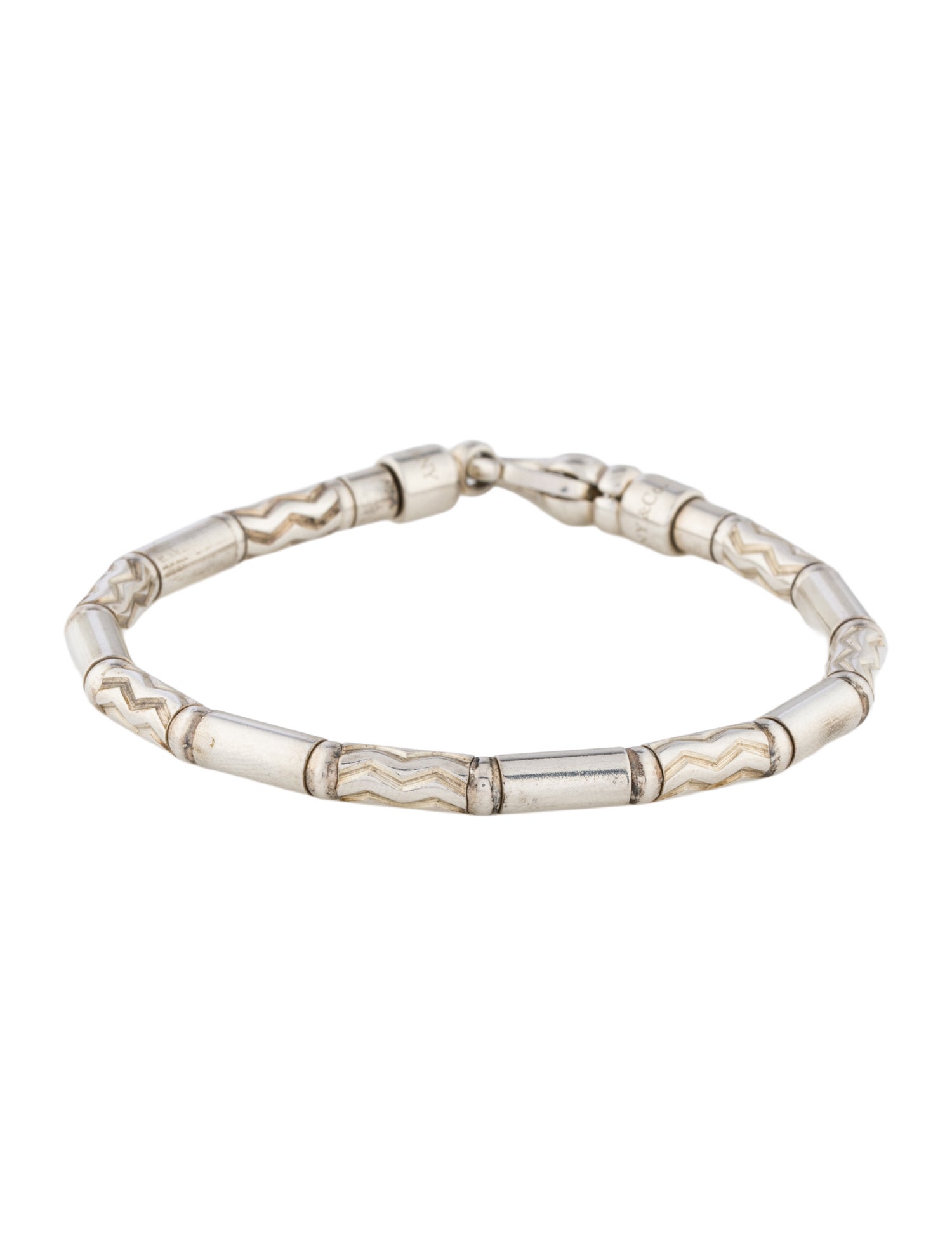 Tiffany & Co. Aztec Zig Zag Link Bracelet