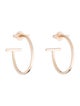 Tiffany & Co. 18K T Wire Medium Hoop Earrings