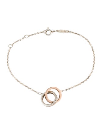 Tiffany & Co. Two-Tone Interlocking Circles Chain Bracelet