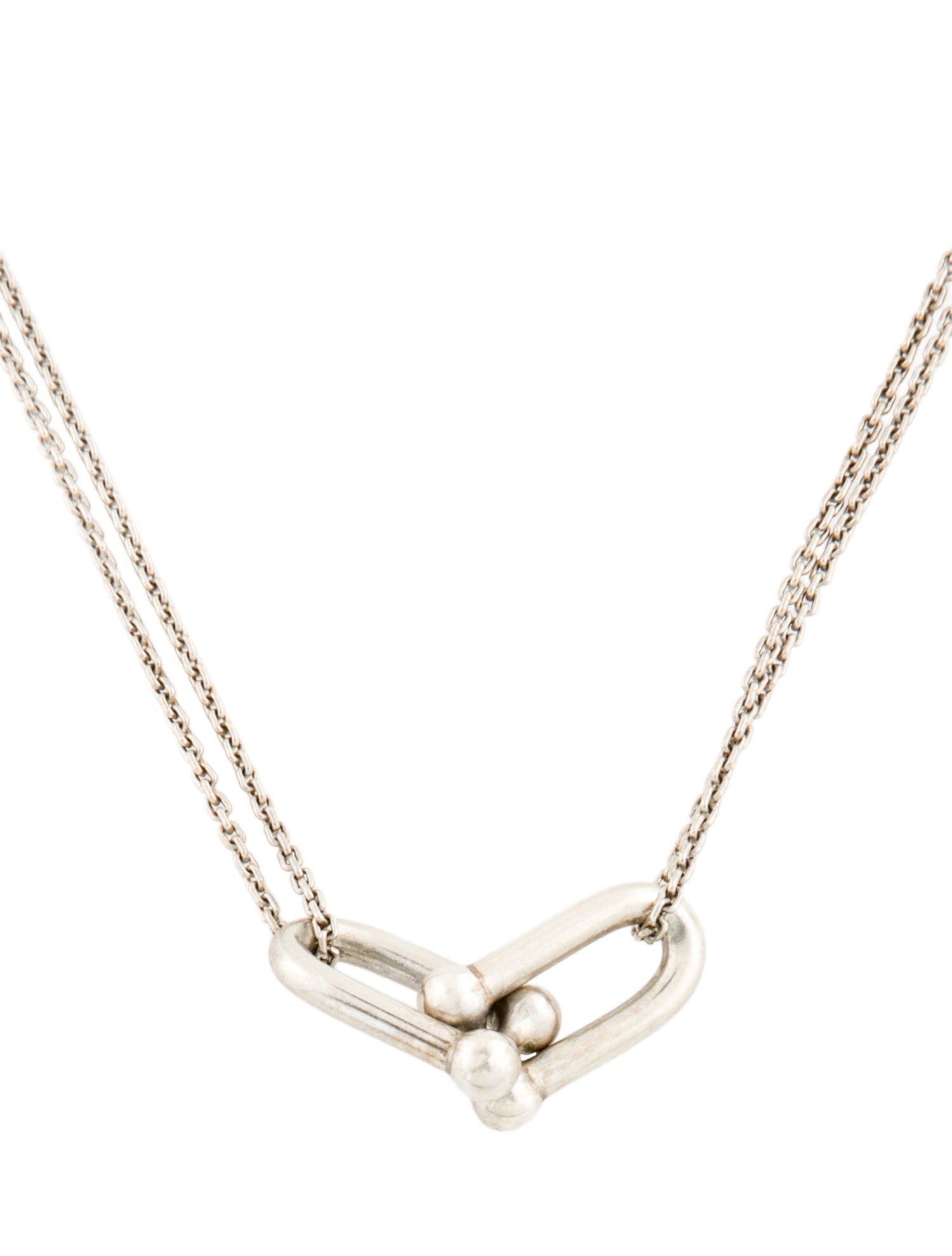 Tiffany & Co. Tiffany HardWear Large Double Link Pendant Necklace