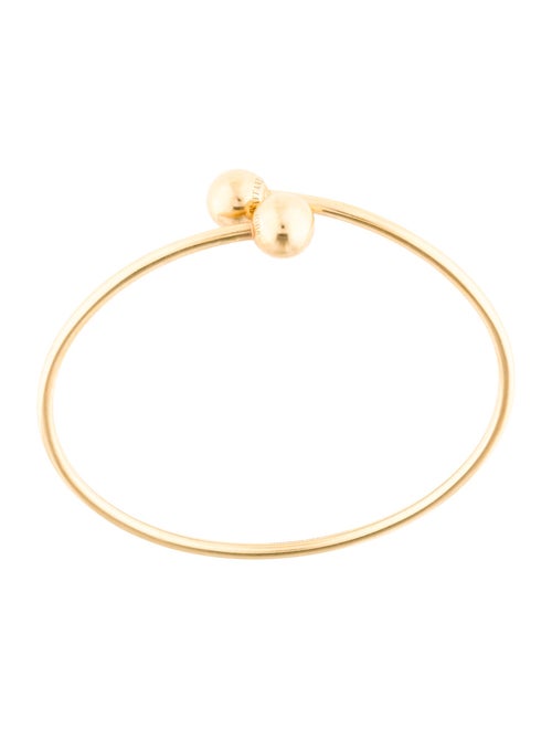 Tiffany & Co. 18K Hardwear Ball Bypass Cuff Bracelet