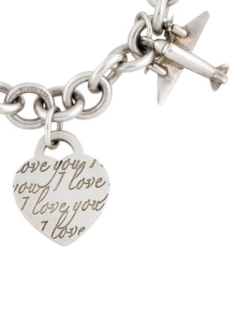 Tiffany & Co. Enamel Multi Charm Bracelet
