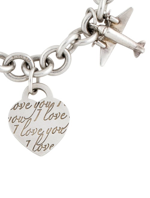 Tiffany & Co. Enamel Multi Charm Bracelet