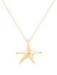Tiffany & Co. 18K Starfish Pendant Necklace