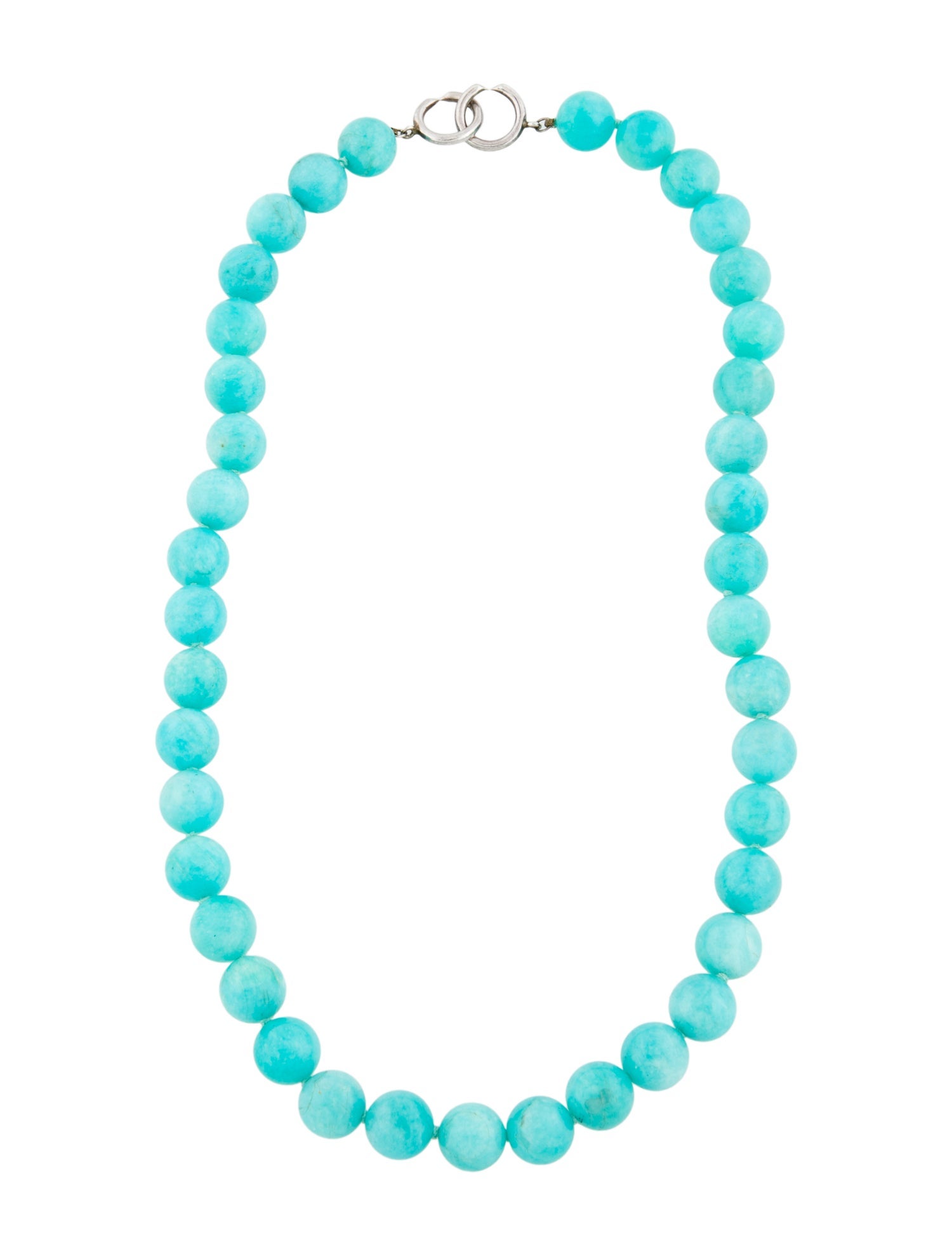 Tiffany & Co. Amazonite Bead Strand Necklace