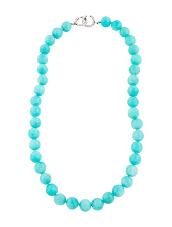 Tiffany & Co. Amazonite Bead Strand Necklace