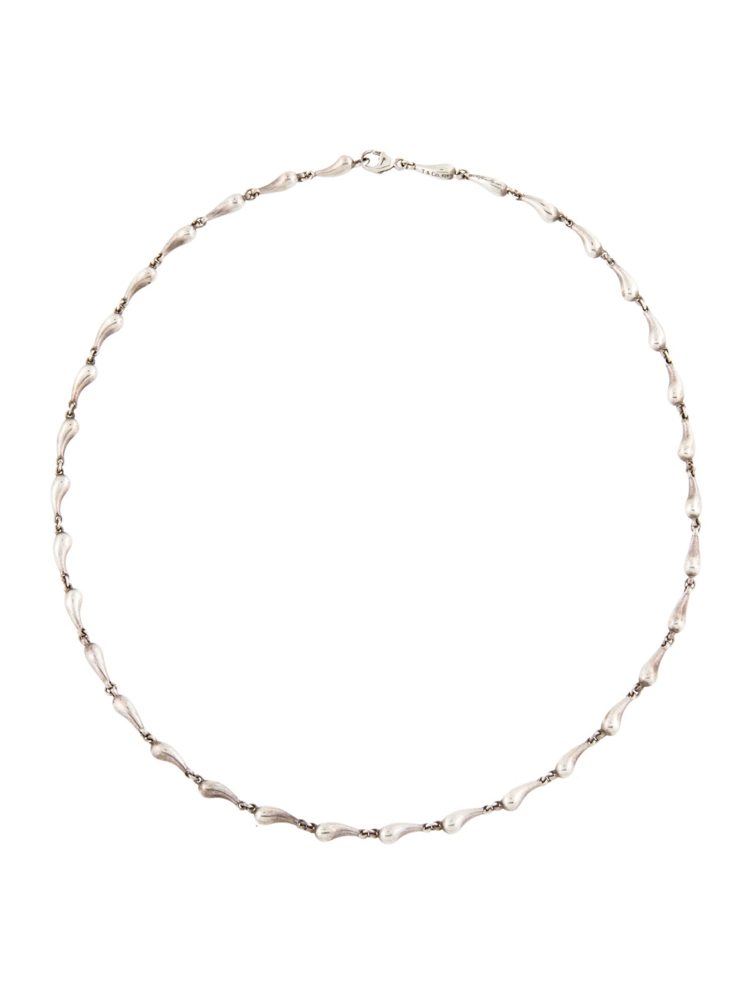 Tiffany & Co. Teardrop Link Collar Necklace
