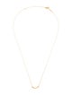 Tiffany & Co. 18K Tiffany T Mini Smile Pendant Necklace