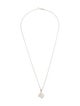 Tiffany & Co. Atlas Cube Pendant Necklace