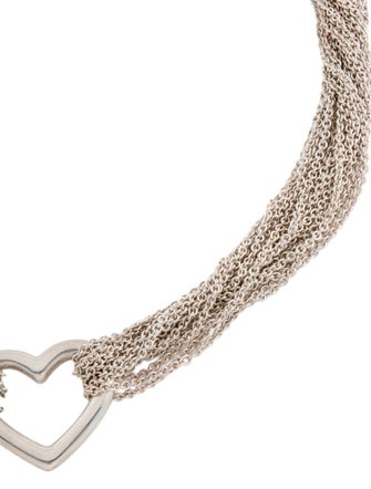 Tiffany & Co. Multistrand Heart Toggle Necklace