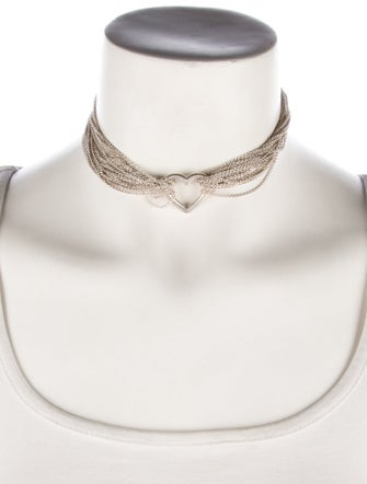 Tiffany & Co. Multistrand Heart Toggle Necklace
